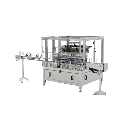 Vibratory rotary filler for accurate filling in food packaging