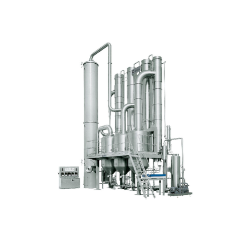 Vacuum concentrator for juice and chemical processing