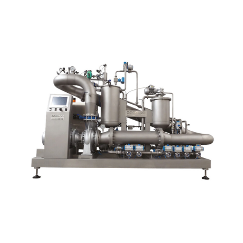 Cross-flow lees filter for wine and juice lees