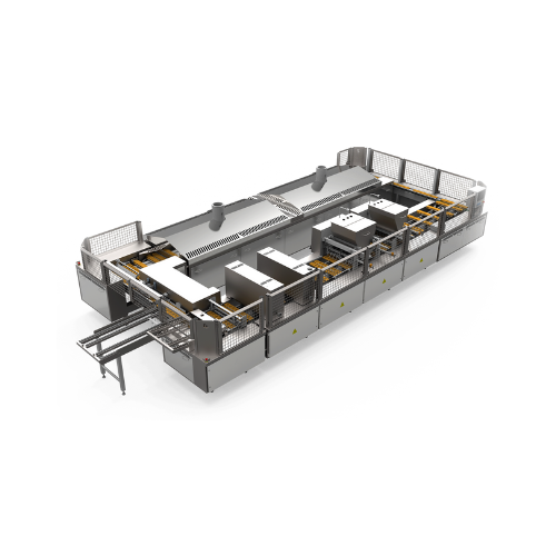 Industrial manju cake production system