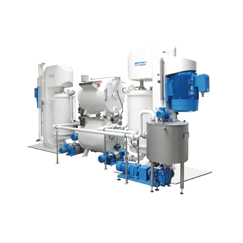 Fully automatic chocolate processing line