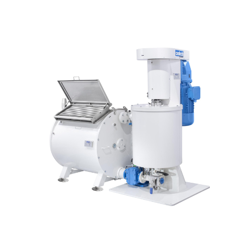 Chocolate processing unit for mixing and grinding