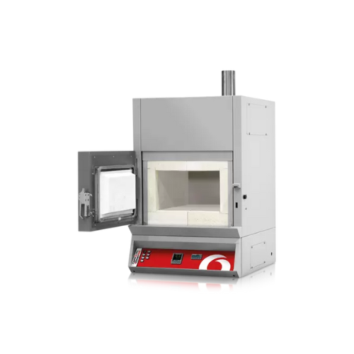 Ashing furnace for biomass with afterburner