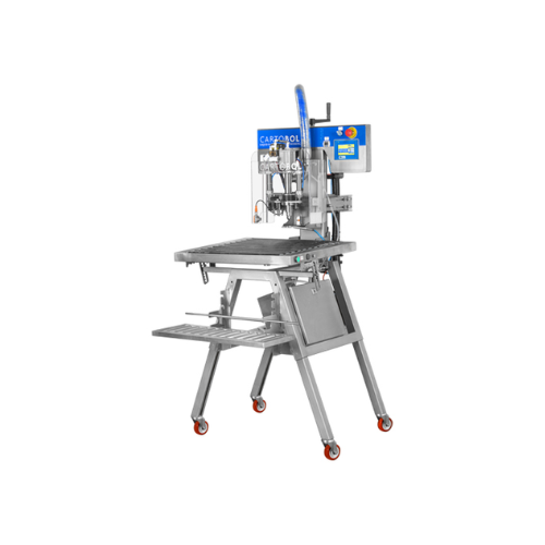 Semi-automatic filler for bag-in-box packaging