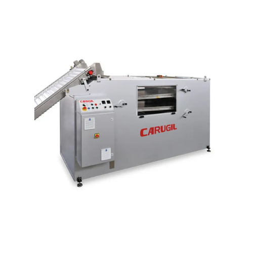 Industrial cooling tunnel for bubble gum and toffee