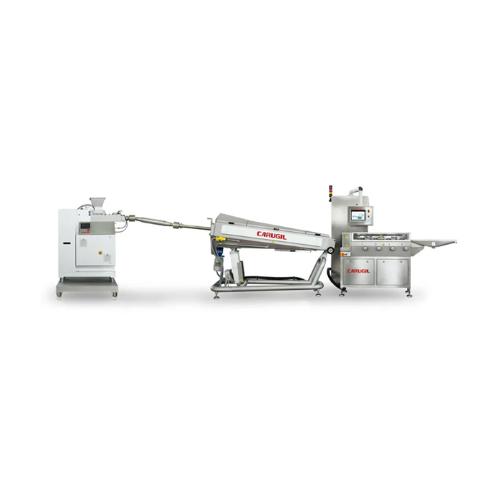 Preforming line for candy rope production