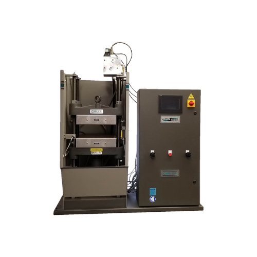 Bench top press for Astm testing of plastics and rubber