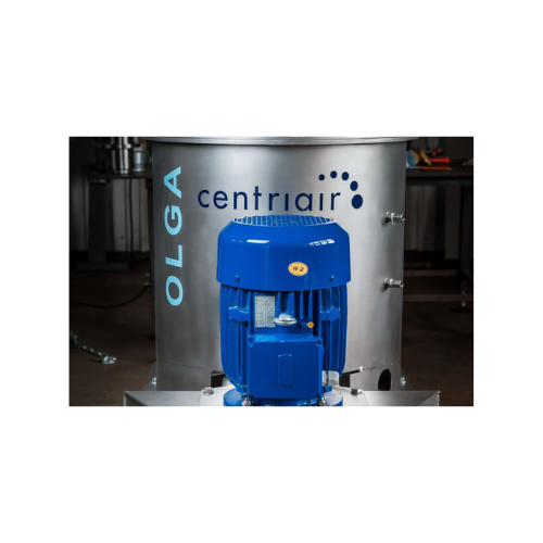 Centrifugal separator for food processing