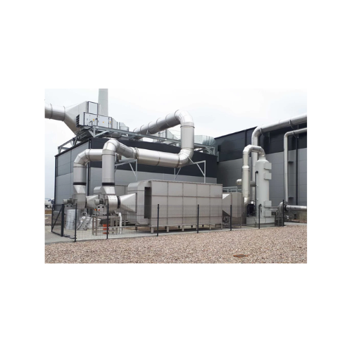 Industrial exhaust air treatment for food processing