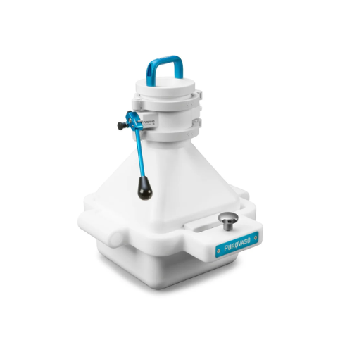 Lightweight plastic butterfly valve for industrial use