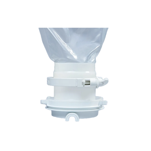 Single use valves for powder transfer