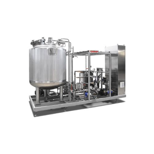 Flash pasteurizer for beverage production