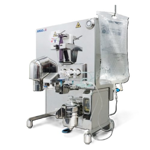 Automatic vial dispensing system for nuclear medicine