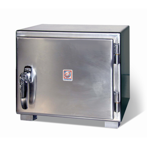 Shielded safe for activated foils and targets