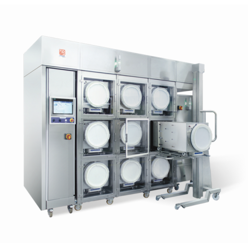 Incubation system for cell culturing in therapy labs