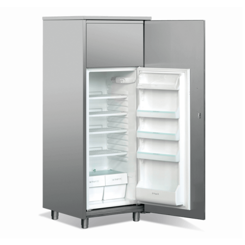 Shielded refrigerating cell for thermo-sensitive radioactive kits