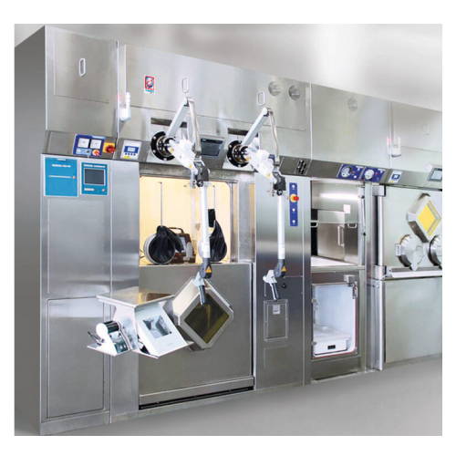 Semiautomatic lu-177 production and dispensing plant