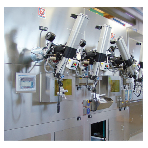 Mo-99 dispensing and packaging hot cell