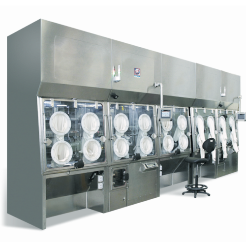 Isolator for aseptic cell culture processing