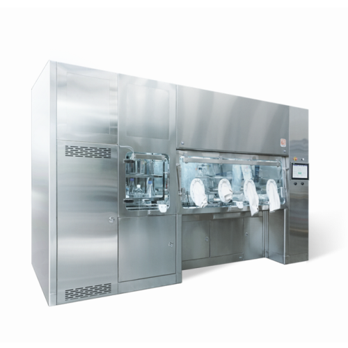 Modular sterility testing isolator for pharmaceuticals