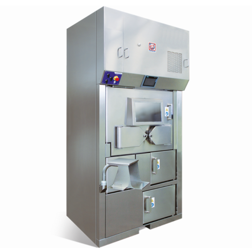Shielded isolator for gallium-68 synthesis and dispensing