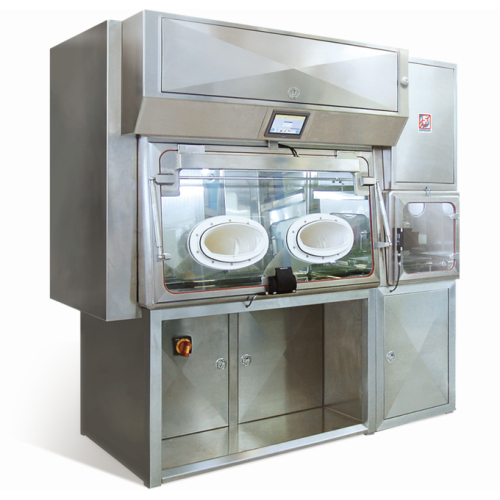 Sterile isolator for cellular labeling