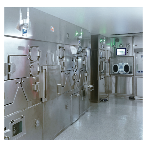 Ra-223 dichloride production and dispensing suite