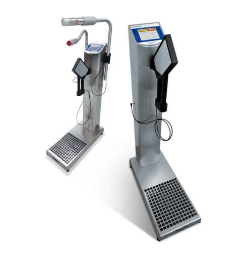 Hand-foot-clothing contamination monitor