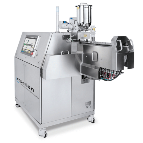 Pharmaceutical twin screw extruders