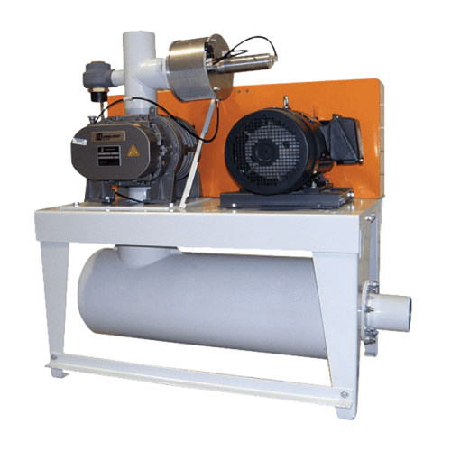 Vacuum sequencing blower for industrial conveying systems