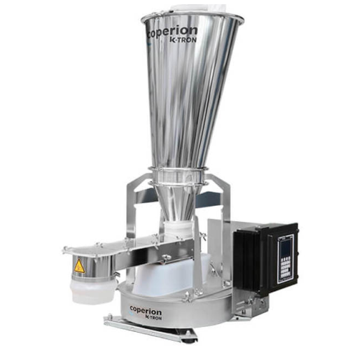 Industrial vibratory feeder for bulk solids