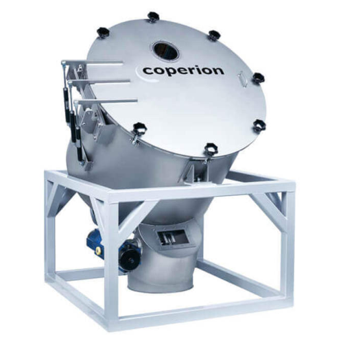 Bulk material mixer for high-speed homogenization