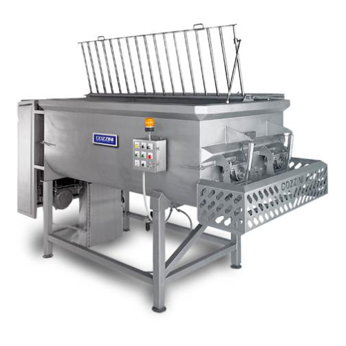 Industrial food mixer for high-volume processing