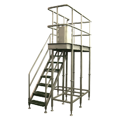 Custom-designed work platform for safe operator access