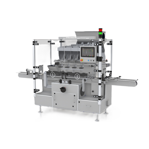 In-motion bottle filling system for pharmaceuticals
