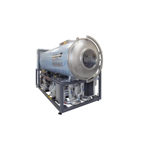 Freeze dryer for high sugar or acid content products