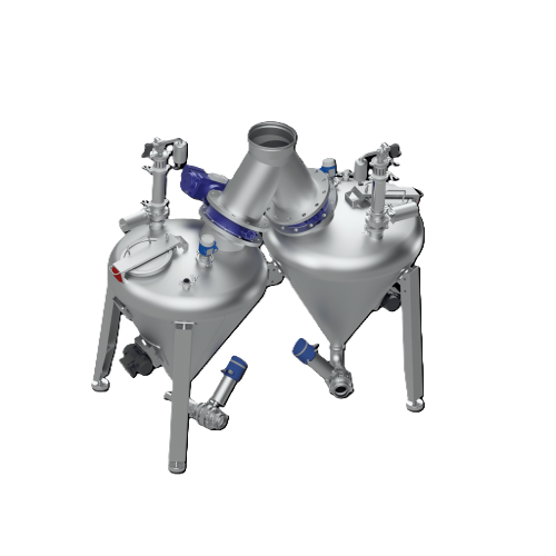 Dense-phase powder conveying system