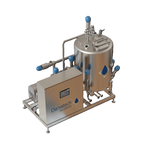 High-capacity inline mixer for dairy and beverages production