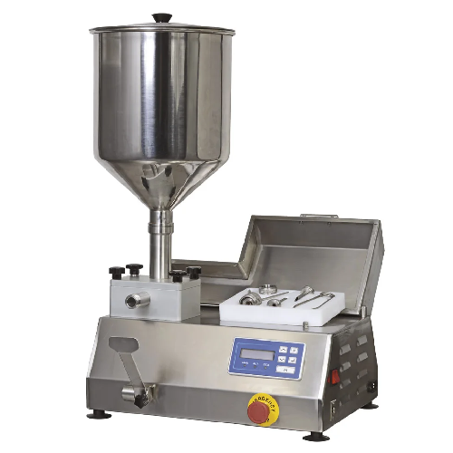 Gear or piston filling-dosing equipment for creamy and thick foods