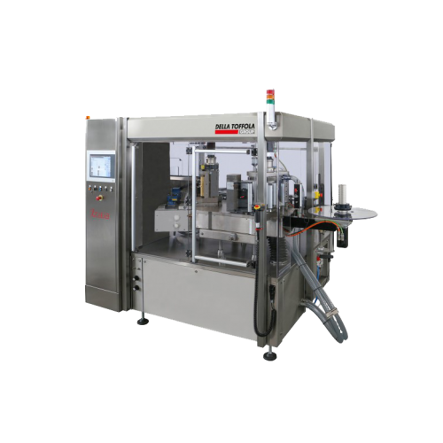 Roll linear labelling machines for bottling and packaging