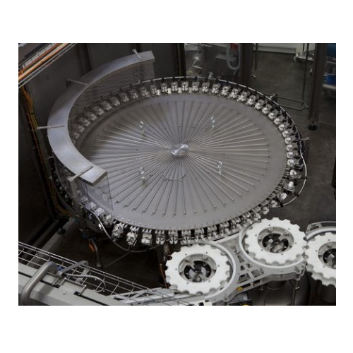 Rotary container rinser