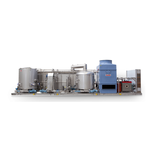 Thermovinification system for red grapes