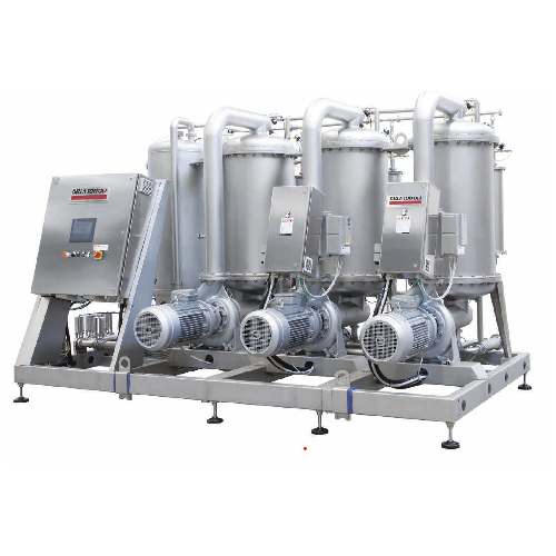 Industrial crossflow filters with ceramic membranes