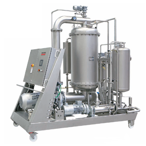 Crossflow filter for clarified and unclarified wines