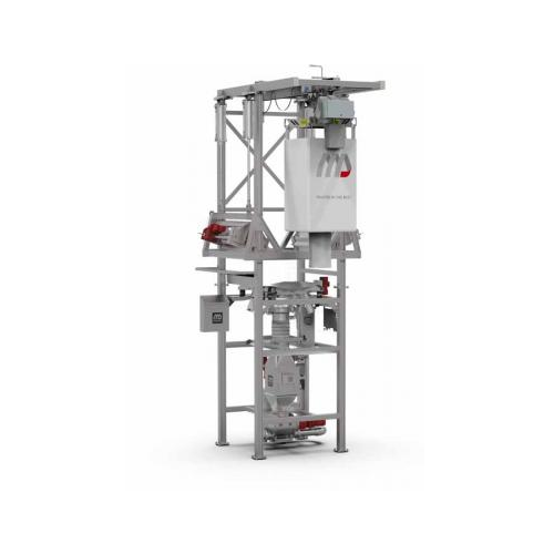 Big bag conditioning system for compact materials