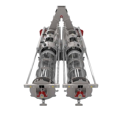 Industrial centrifugal sifter for solid particulate materials
