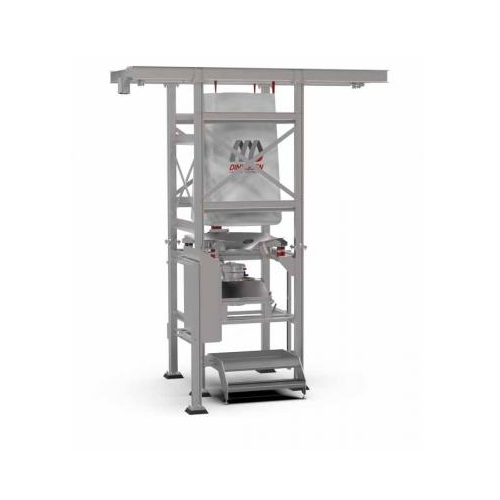 Modular big bag unloading station for various materials