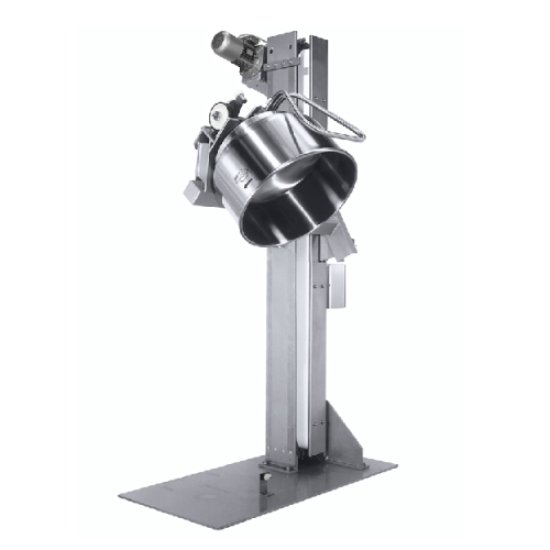 Industrial elevator tipper for efficient material handling