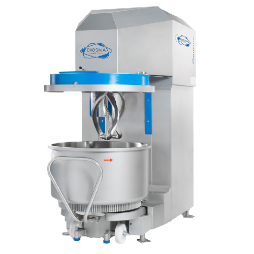 Premium industrial mixer for dough production