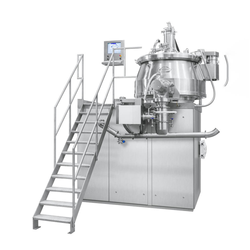 Granulation line for pharmaceutical manufacturing